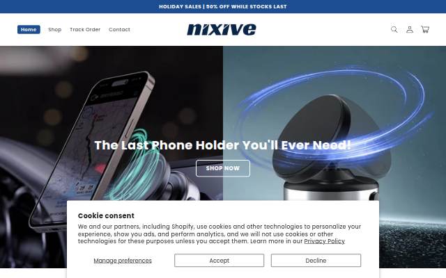 NIXIVE storefront