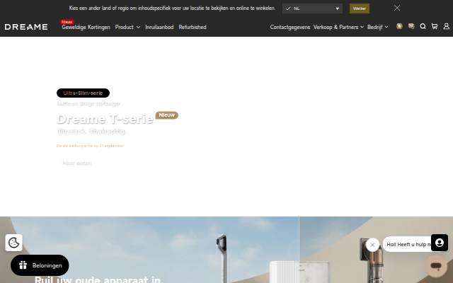 Dreame Netherlands storefront