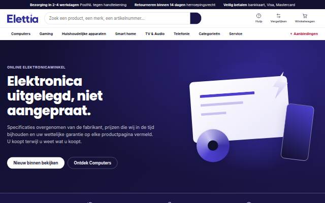 Elettia storefront
