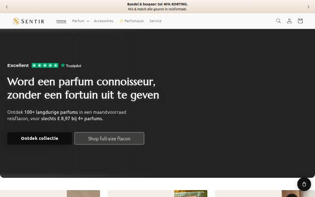 Sentir Parfum storefront