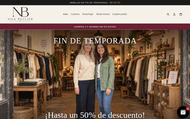 Noa Bellier storefront