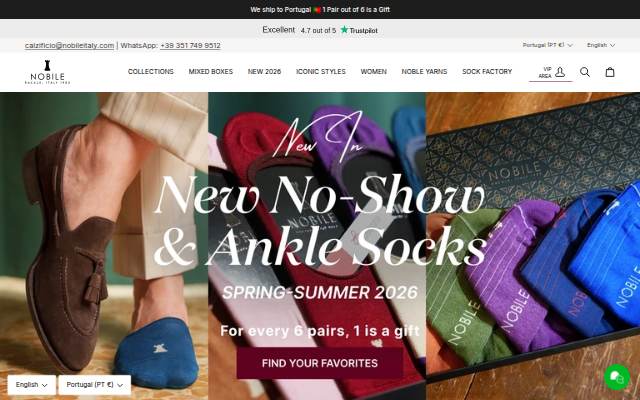 Nobile Italy storefront
