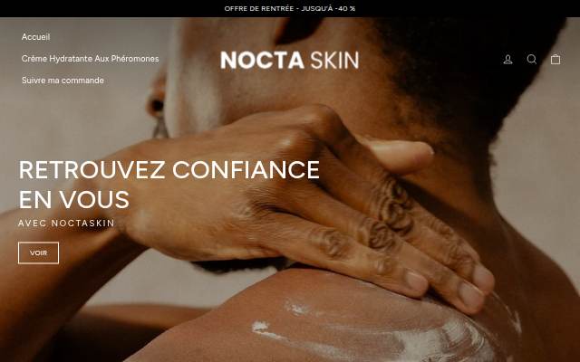 Nocta Skin storefront