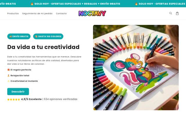 Noctavy storefront