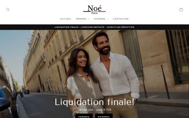 Noé Paris storefront