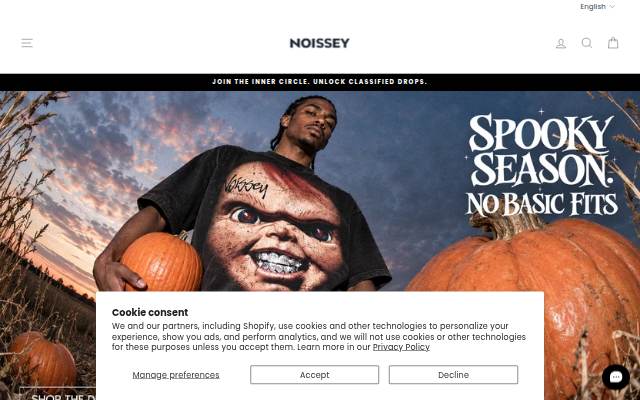 NOISSEY storefront