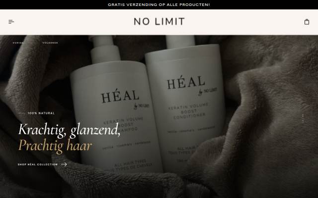 NO LIMIT storefront