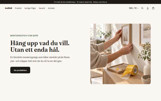 Escaparate de Nollhål