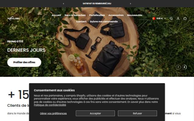 NOMALERO storefront