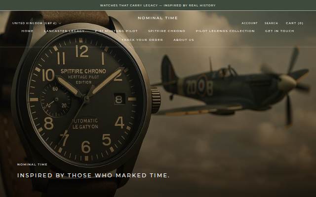 Nominal Time storefront