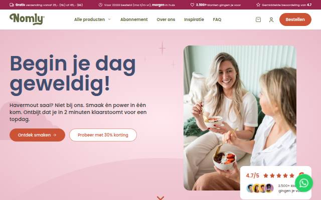 Nomly Havermout storefront