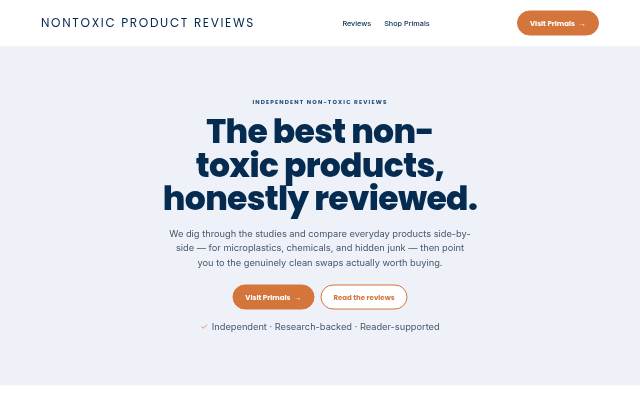Montra da Nontoxic Product Reviews