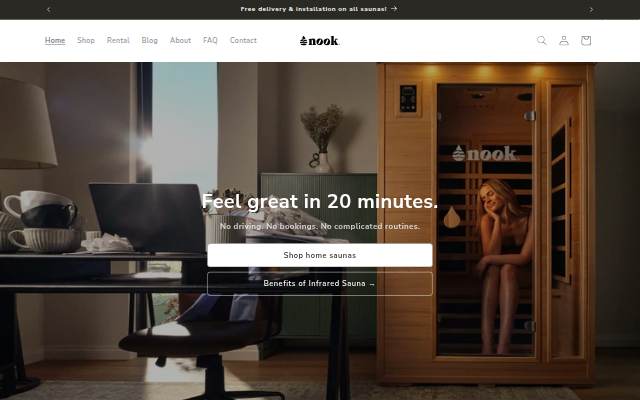 Nook (UK) storefront