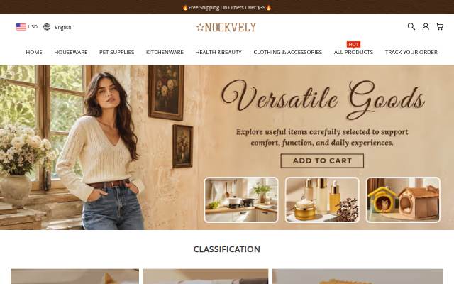 NOOKVELY storefront