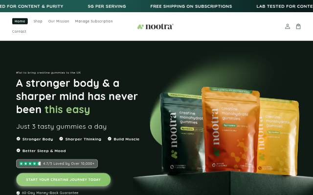 Nootra storefront