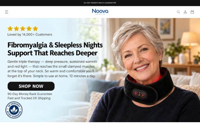 Startseite von NoovaHealth