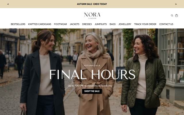 Nora London storefront