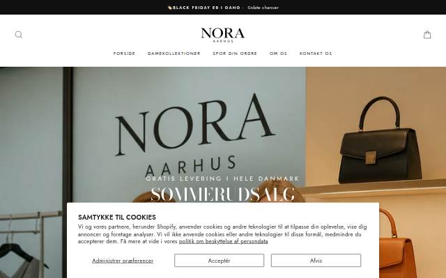 Nora Aarhus storefront