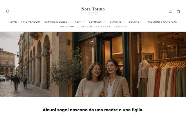 Nora Torino storefront