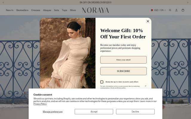Noraya storefront