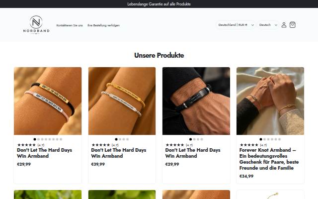 Nordband storefront