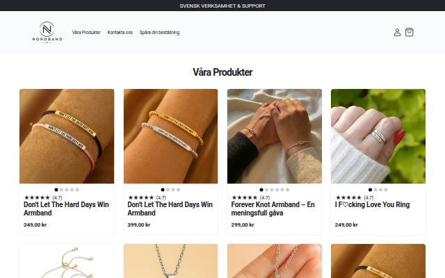 Nordband storefront
