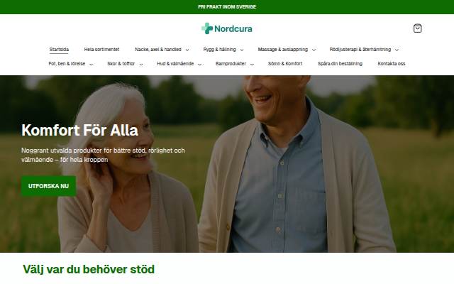 Nordcura storefront