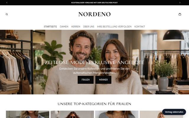 Nordeno storefront