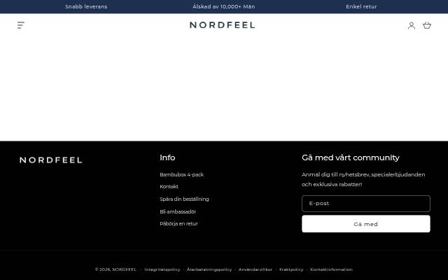 Montra da NORDFEEL