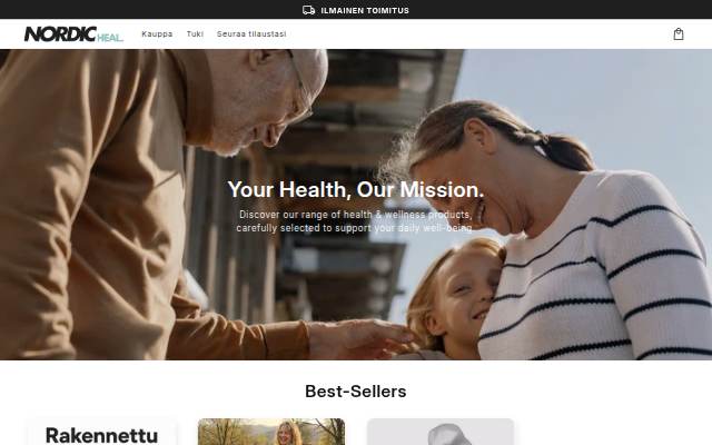 Vitrine de NORDIC HEAL
