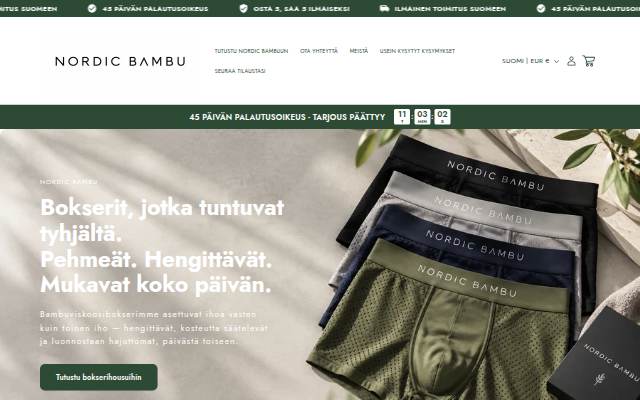 Montra da Nordic Bambu