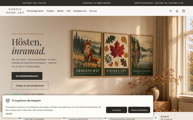 Nordic Home Art storefront