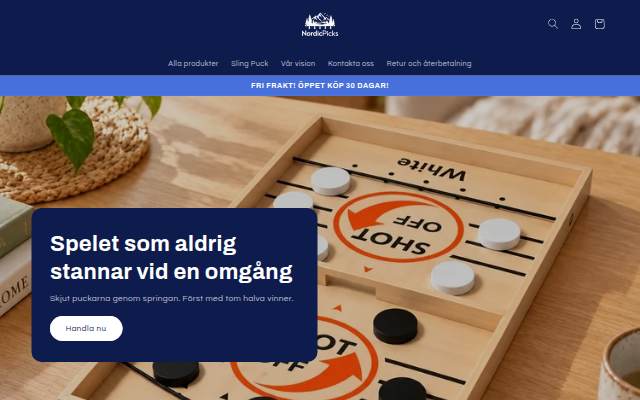 NordicPicks storefront