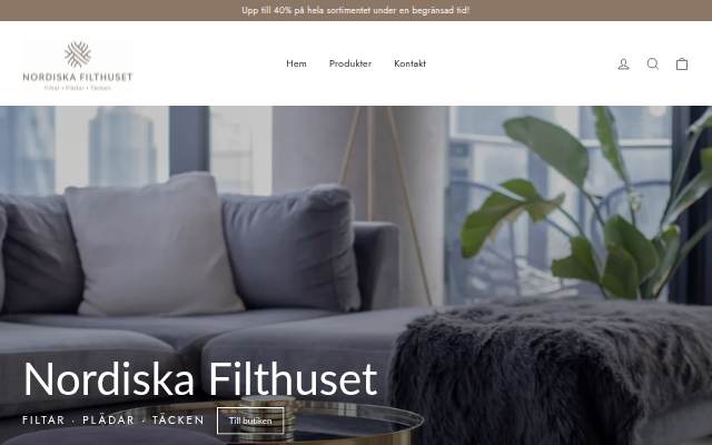 Nordiska Filthuset storefront