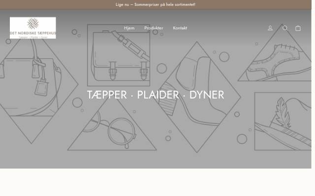 Nordiske Taeppehus.dk storefront