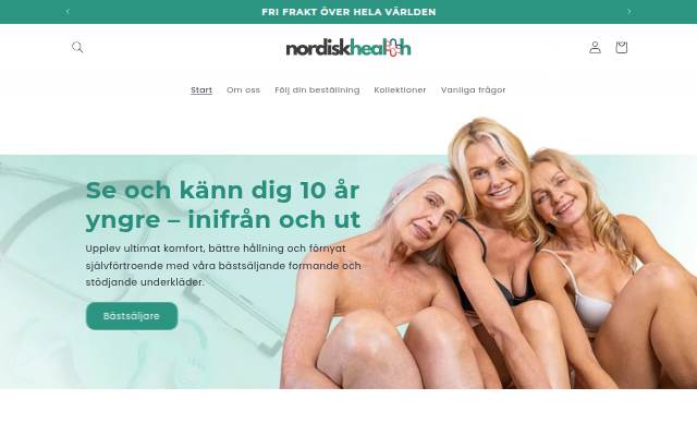 Nordisk Health storefront