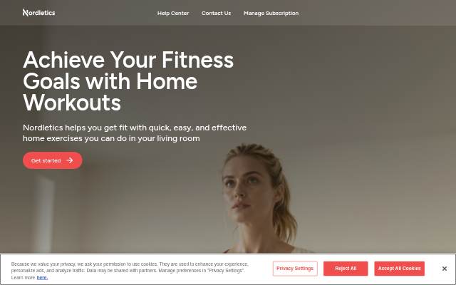 Nordletics: #1 Personalized Home Workout Weight Loss App storefront