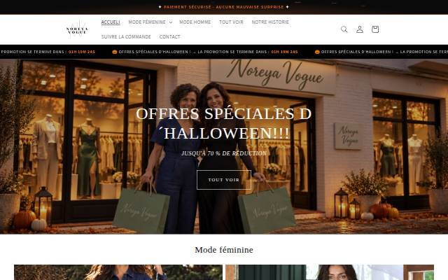 Startseite von Noreya Vogue
