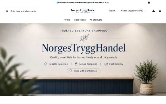 NorgesTryggHandel storefront