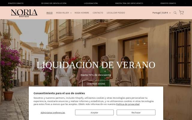 Noria Boutique storefront