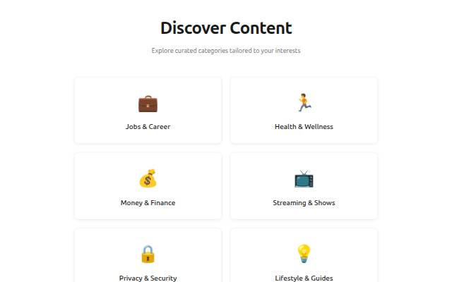 Content Discovery Gateway storefront