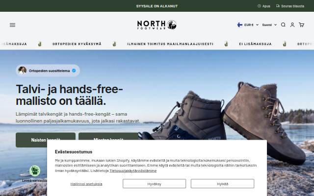 Startseite von North Footwear