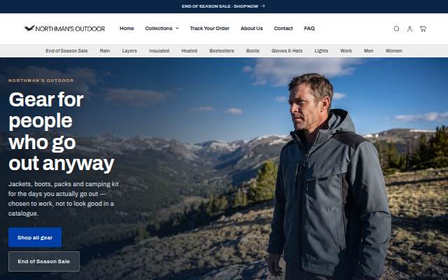 Northman's Outdoor storefront