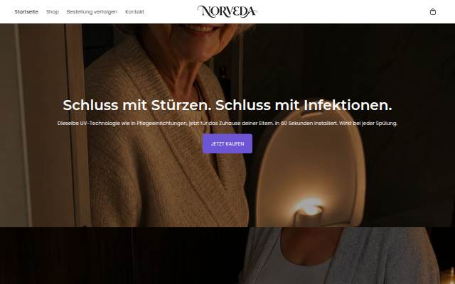 Norveda.shop storefront