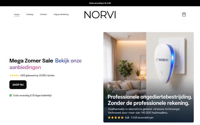 NORVI storefront