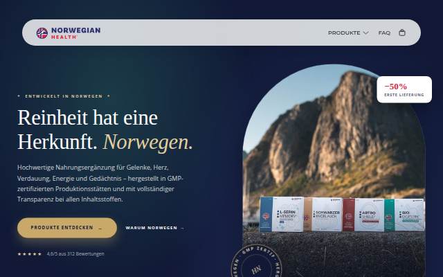 Norwegian Health AS storefront