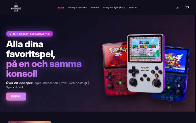Nostalgic Lab storefront