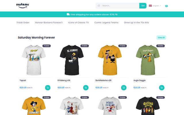Nostame storefront