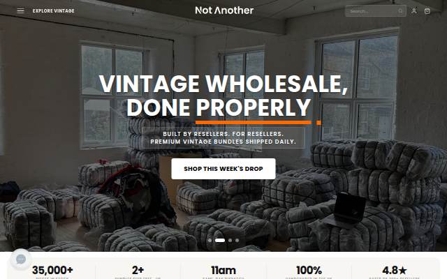 Not Another Wholesale storefront