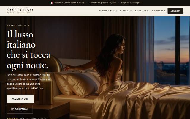 Startseite von Notturno Milano